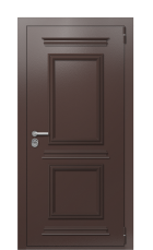 Дверь TermoPlus Ral 8017 Тик 114 вид снаружи
