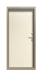 Дверь Termo Ral 3005 Слоновая кость 130 вид внутри