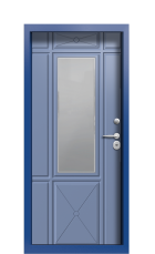 Дверь Termo Ral 5005 RAL 5014 1299 вид внутри