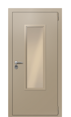 Дверь Termo Ral 1019 Securemme 1043 вид снаружи