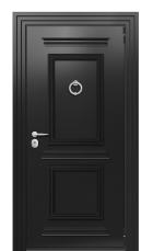 Дверь TermoPlus Ral 9005 Белая Эмаль 217 вид снаружи