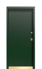 Дверь Termo Ral 6028 Securemme 1050 вид внутри