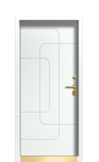Дверь Termo Ral 9003 Тёмный мрамор 165 вид внутри