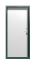 Дверь Termo Ral 6028 Ледяной дождь 1158 вид внутри