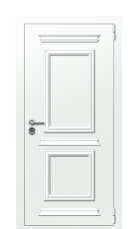 Дверь Termo Ral 9003 Securemme 366 вид снаружи