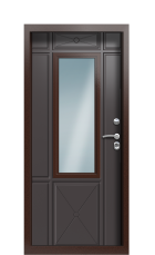 Дверь Termo Del Mare Ral 8019 1400 вид внутри