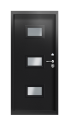 Дверь Termo Ral 9005 Kale 1322 вид внутри