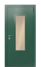 Дверь Termo Ral 6028 Kale 1045 вид снаружи