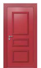 Дверь TermoPlus Ral 3031 RAL 3031 1285 вид снаружи