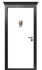 Дверь TermoWood Ral 9005 Ral 7002 892 вид снаружи