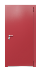 Дверь TermoPlus Ral 3031 Дуб 405 вид снаружи