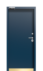 Дверь Termo Ral 5005 Del Mare 373 вид внутри