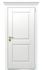 Дверь TermoWood Ral 9003 Милк 596 вид снаружи