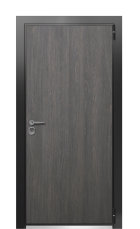 Дверь TermoWood Ral 9005 Морадо Чёрный 20 вид снаружи