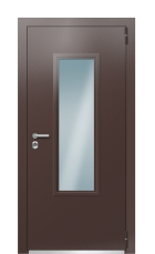 Дверь TermoPlus Ral 8017 Kale 192 вид снаружи