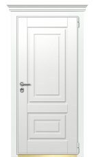 Дверь TermoWood Ral 9003 Милк 426 вид снаружи