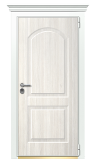 Дверь TermoWood Ral 9003 Белая Эмаль 593 вид снаружи