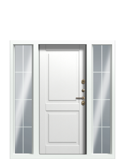 ДверьTermoPlus Del Mare, Милк, Bronze вид внутри