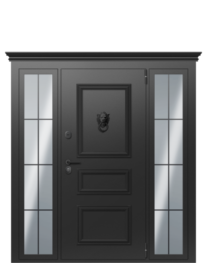 ДверьTermoPlus Vesuvio, Milk вид снаружи