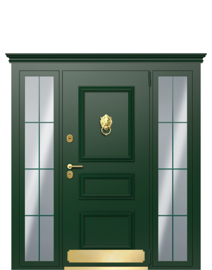 ДверьTermoPlus Patina, Милк вид снаружи