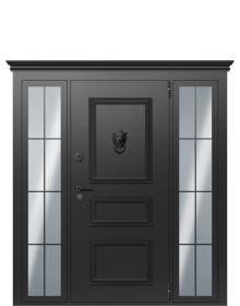 Дверь TermoPlus Vesuvio, Milk вид снаружи