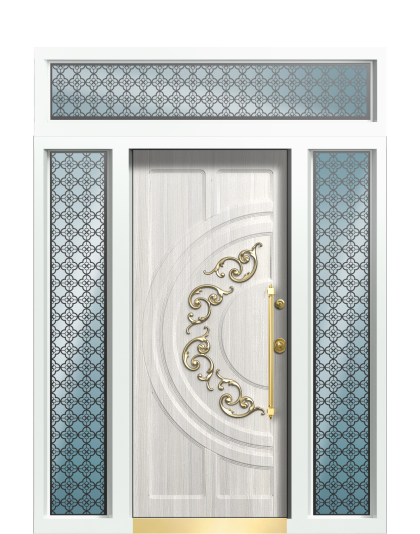 ДверьTermoWood Венге, Белая эмаль вид внутри