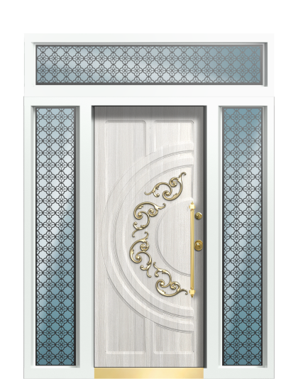 ДверьTermoWood Венге, Белая эмаль вид внутри