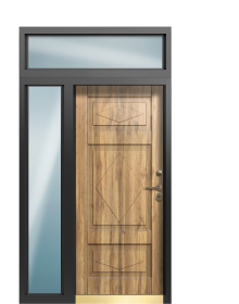 Дверь Termo Collori Зеленое сукно, Decoline Греческий платан вид внутри